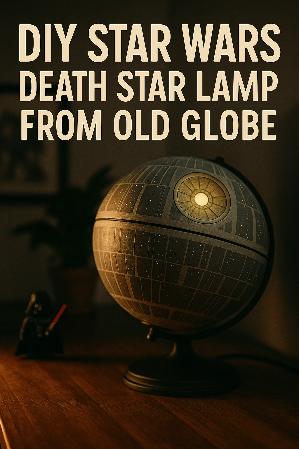 DIY Death Star Lamp