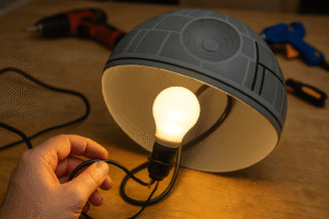 DIY Death Star Lamp