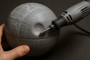 DIY Death Star Lamp