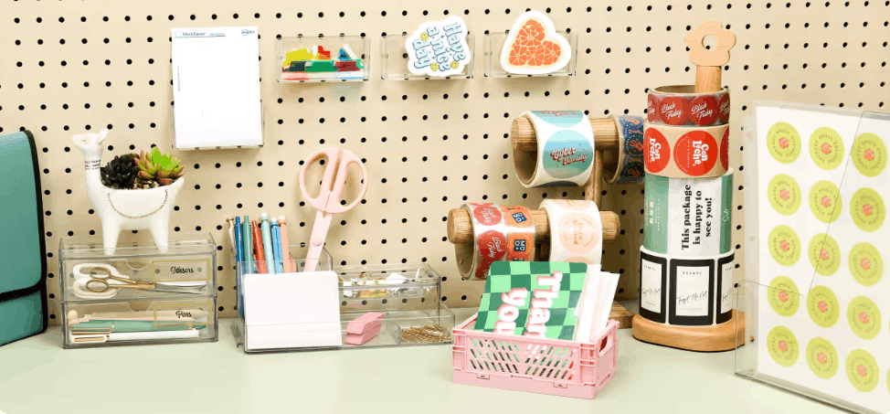 How to Use Clear Acrylic Organizers to Make a Small Desk Feel Twice as Big